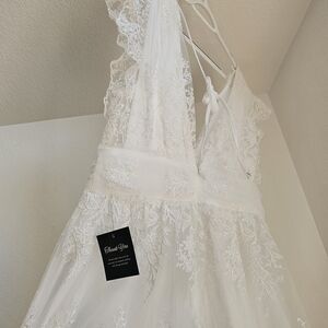 Baltic Born White Lace Dress